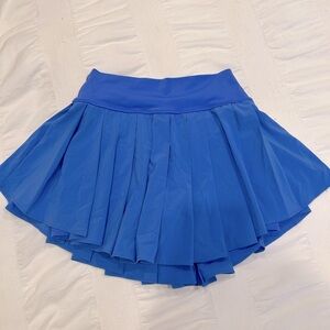 OFFLINE By Aerie Nylon Pleated Tennis Skirt in Blue